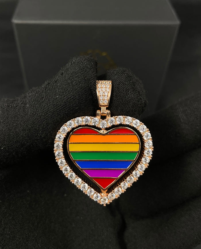 Pendant One Love Oro Rosado