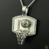 Set De Soga 2mm + Pendant Canasto Plata