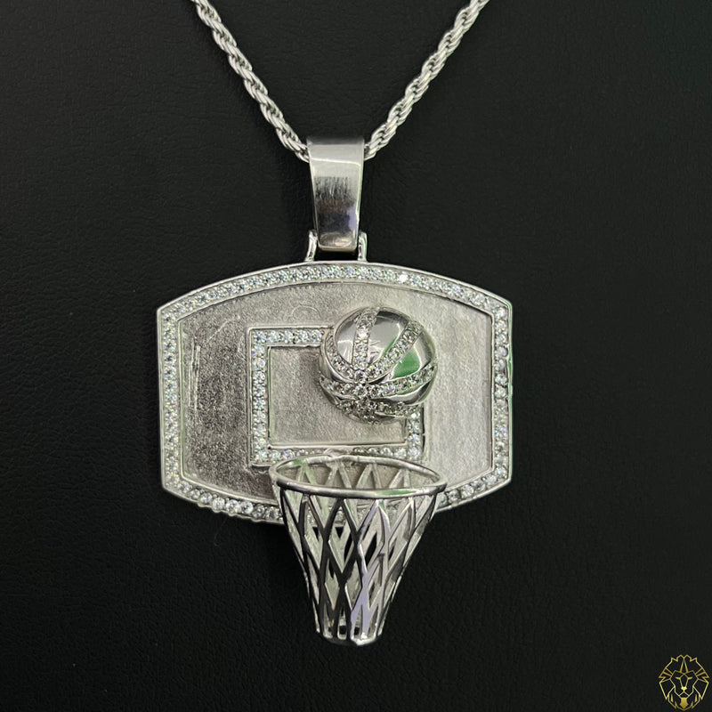 Set De Soga 2mm + Pendant Canasto Plata