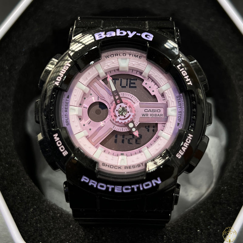 Casio Baby-G Negro & Lilac (Damas)