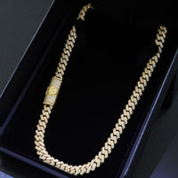 Cadena Cubana Cuadrada 8mm - Elite Jewelry Store 