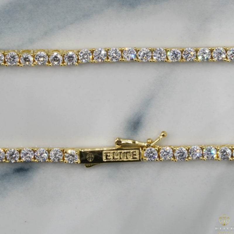 Tennis Chains 3mm (Tamaño Perfecto Para Usar Con Pendants)