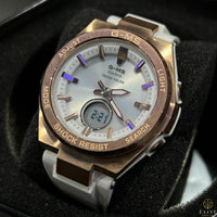 Casio G-MS Solar Blanco & Oro Rosado (Damas)