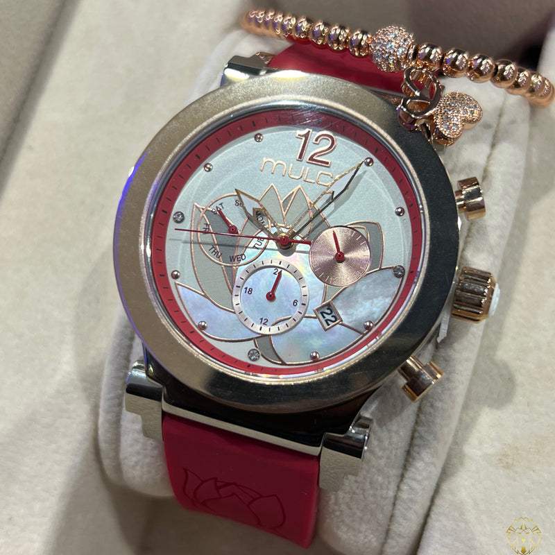 Mulco Lotus Rojo 44mm (Damas)