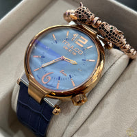 Mulco Couture Azul 46mm + Set de Cubana 8mm y Pantallas Moissanite