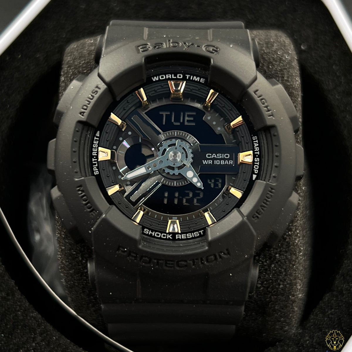 Casio Baby-G Negro y Oro (Damas)