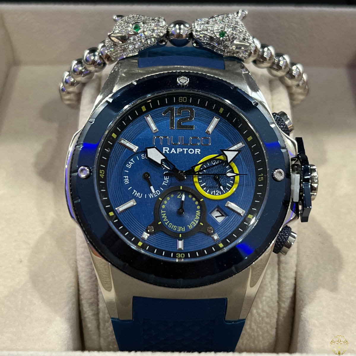 Mulco Raptor Azul & Amarillo 46mm (Caballeros)