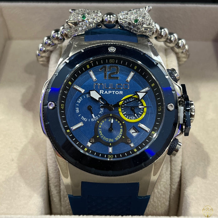 Mulco Raptor Azul & Amarillo 46mm (Caballeros)
