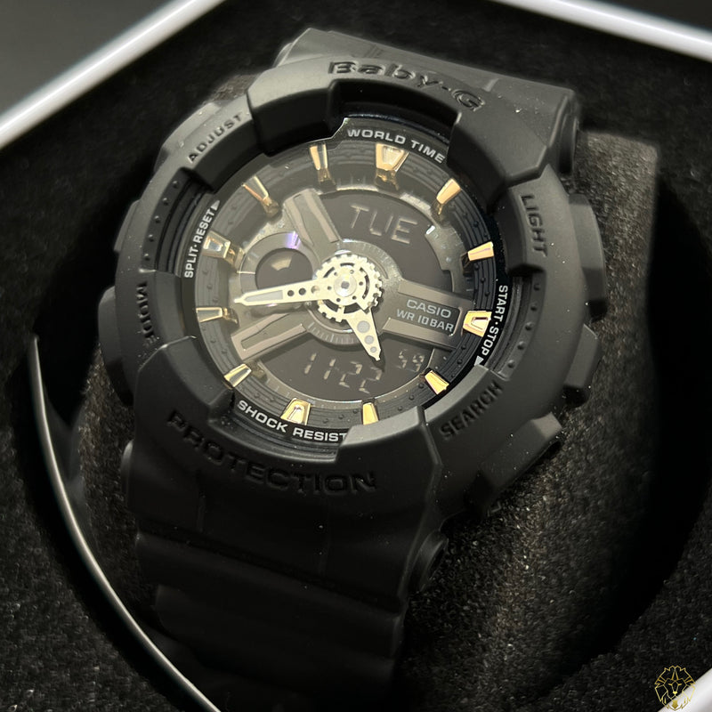 Casio Baby-G Negro y Oro (Damas)