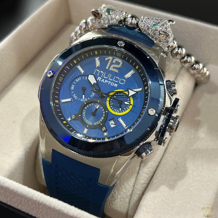 Mulco Raptor Azul & Amarillo 46mm (Caballeros)
