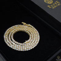 Tennis Chains 3mm (Tamaño Perfecto Para Usar Con Pendants)