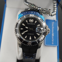 TechnoMarine Sea Plata y Negro Automático 42mm (Caballeros)
