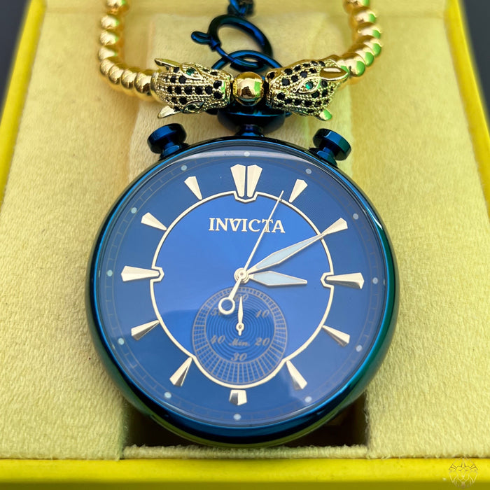 Invicta Vintage Azul Metálico 50mm (Unisex)