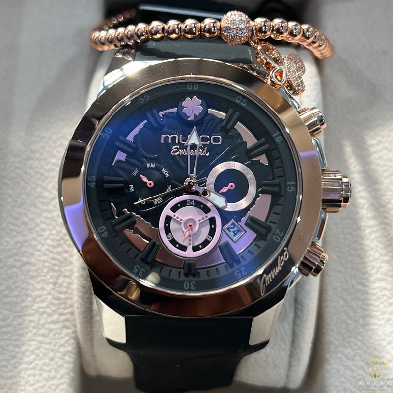 Mulco Enchanted Maple Negro 44mm (Damas)