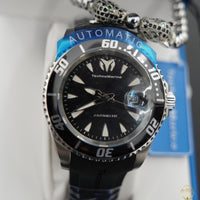 TechnoMarine Sea Plata y Negro Automático 42mm (Caballeros)
