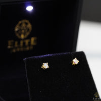 Dormilona Moissanite Arcoiris 3mm (Pequeña) - Elite Jewelry Store 