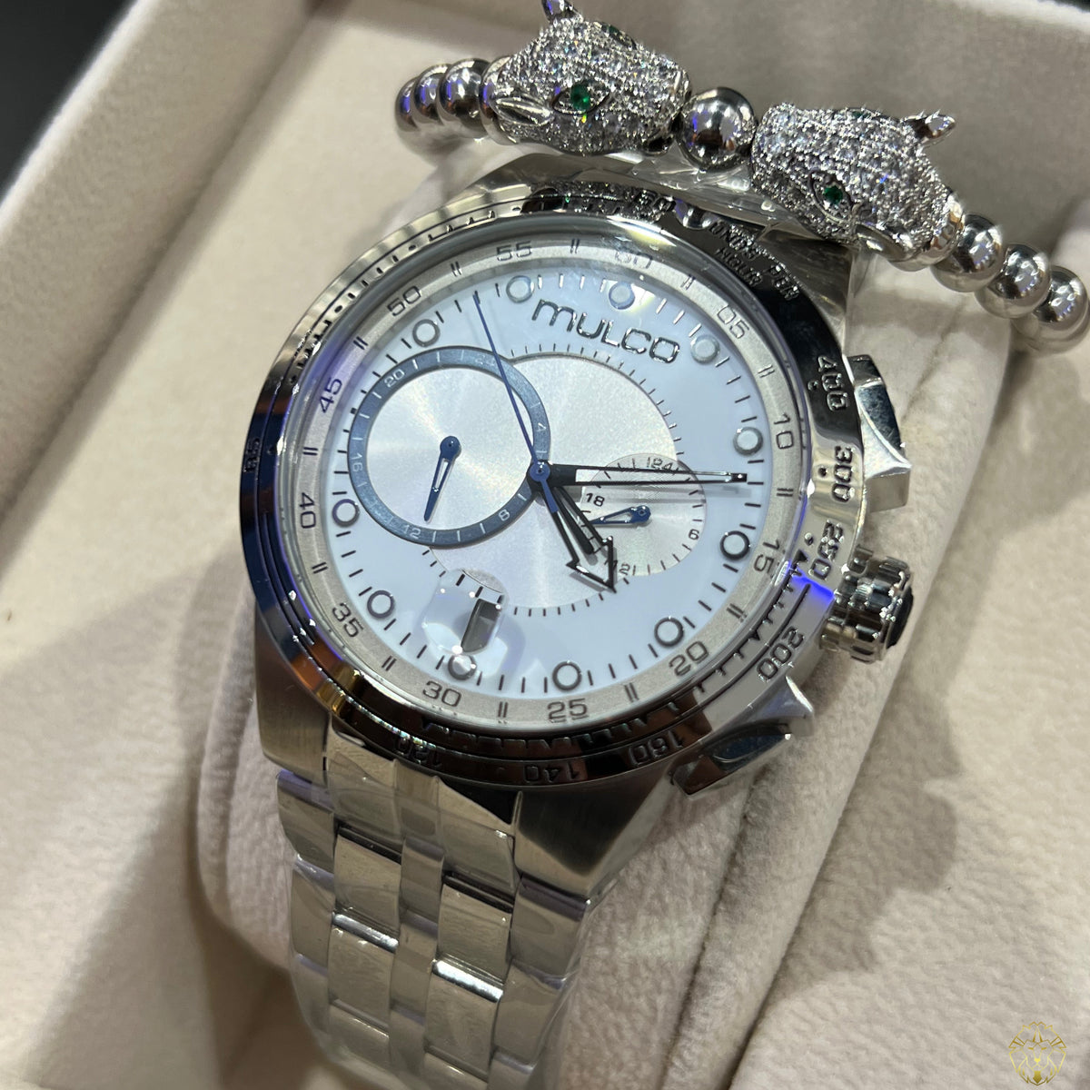 Mulco Lyon Plata 44mm (Caballeros)