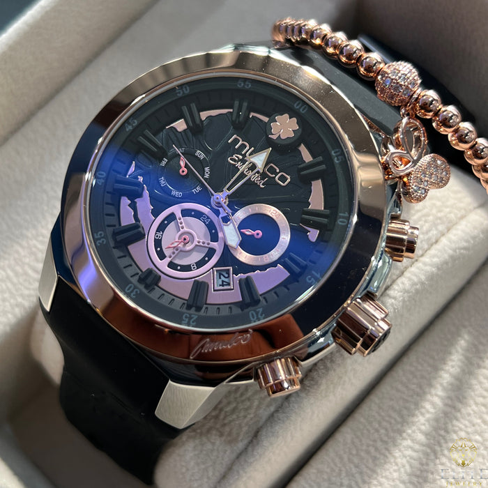 Mulco Enchanted Maple Negro 44mm (Damas)