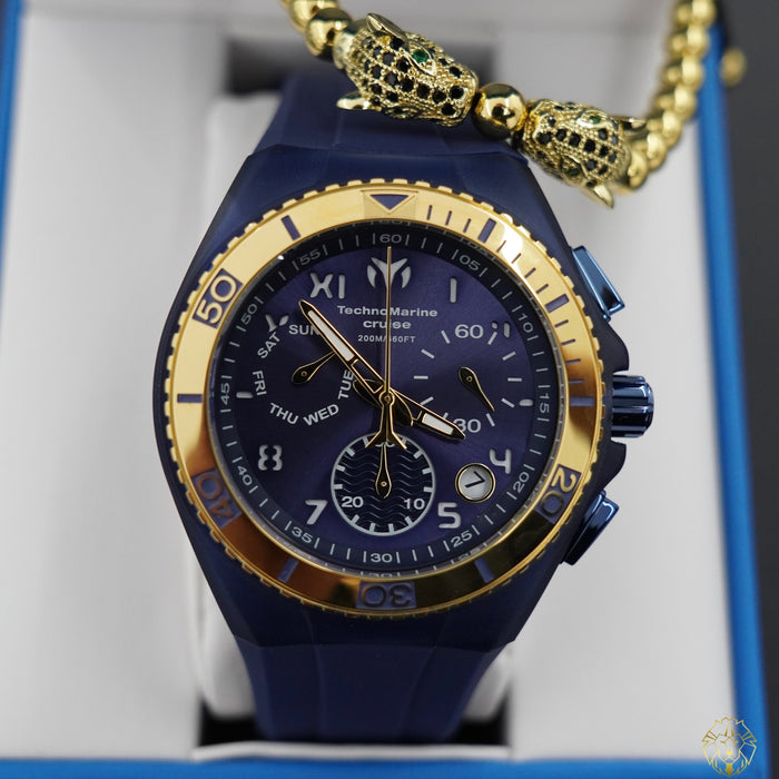 TechnoMarine California Cruise Azul & Dorado 46mm (Caballeros)