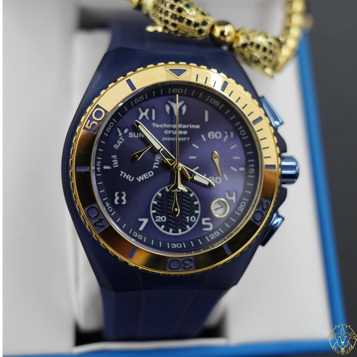 TechnoMarine California Cruise Azul & Dorado 46mm (Caballeros)