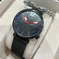Mulco Iconic Mesh Negro & Rojo 42mm (Unisex)