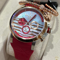 Mulco Lush Bee Rojo 42mm (Damas)