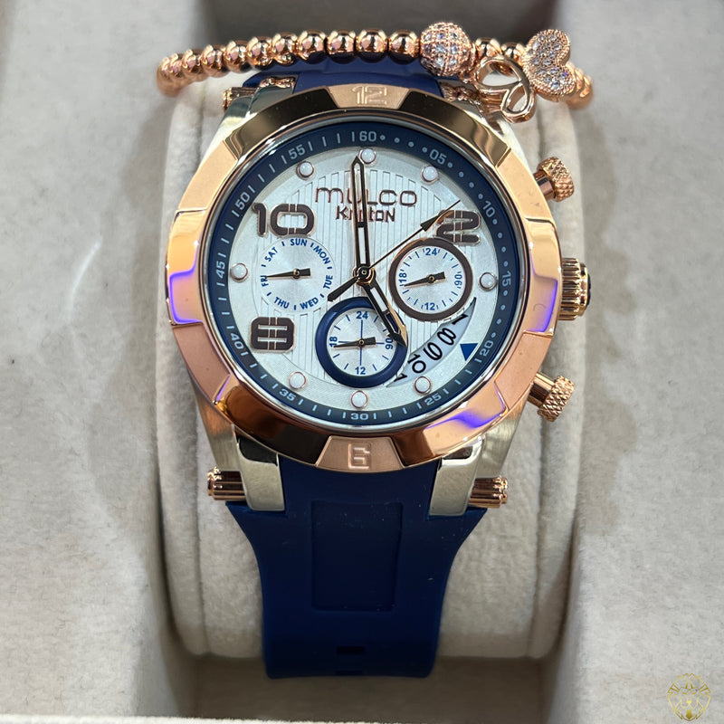 Mulco Kripton Azul 42mm (Damas) - Elite Jewelry Store 