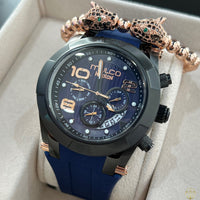 Mulco Kripton Viper Azul & Negro 46mm (Caballeros)