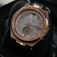 Casio G-MS Solar Negro & Oro Rosado (Damas)